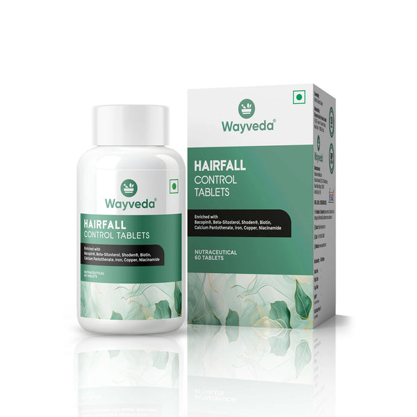 Wayveda Hairfall Control Tablets -60N - Wayveda