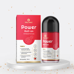 Wayveda Power Roll-On For Men - 50ml | Strawberry-Flavour