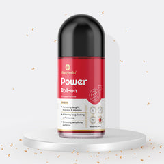 Wayveda Power Roll-On For Men - 50ml | Strawberry-Flavour