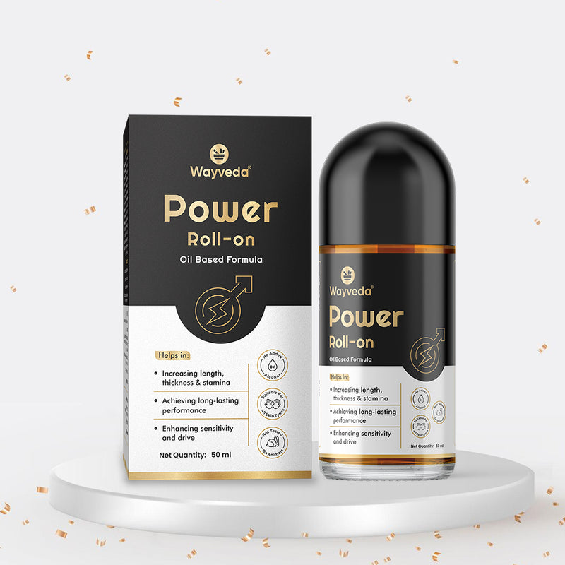 Wayveda Power Roll-On For Men - 50ml | Male Enhancer