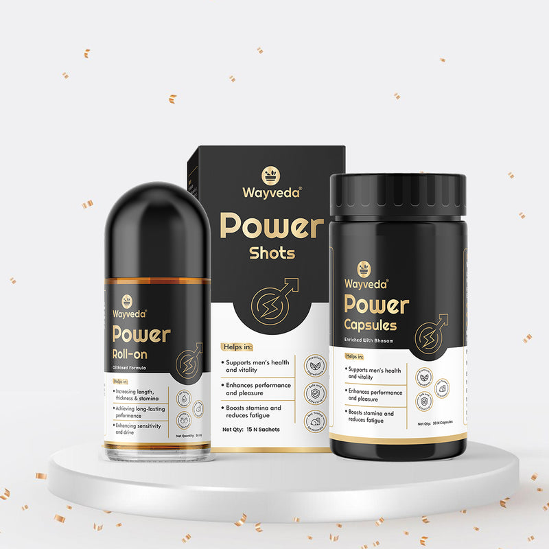 3X Black Combo For men ( Roll on+ capsules+ shots)