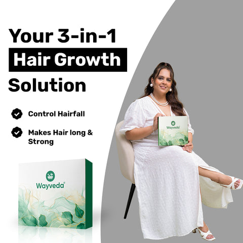 3-in-1 Hair Loss Treatment Kit - Fuller Thicker Hair | Wayveda