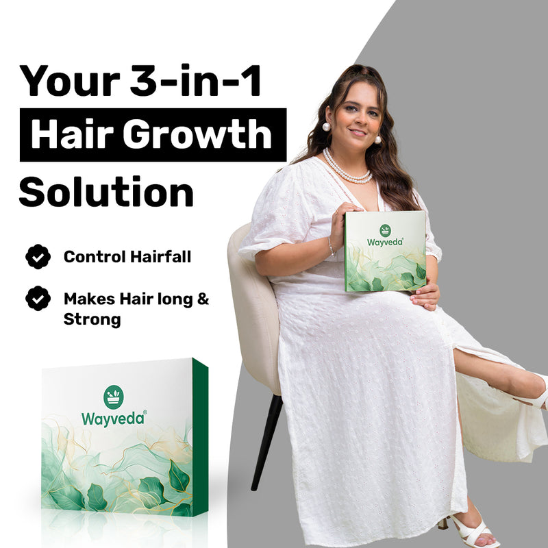 3-in-1 Hair Loss Treatment Kit - Fuller Thicker Hair | Wayveda