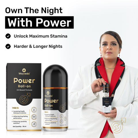 Wayveda Power Roll-On For Men - 50ml | Male Enhancer