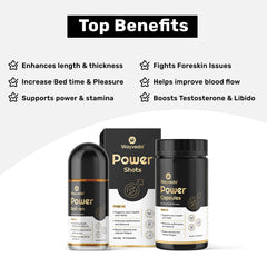 3X Black Combo For men ( Roll on+ capsules+ shots)