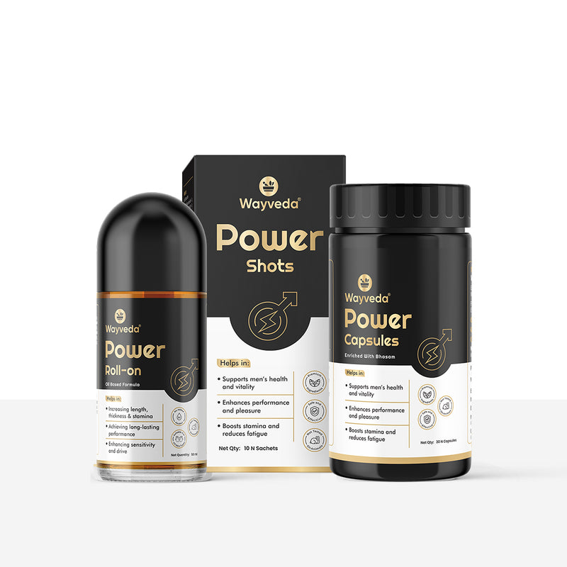 3X Black Combo For men ( Roll on+ capsules+ shots)